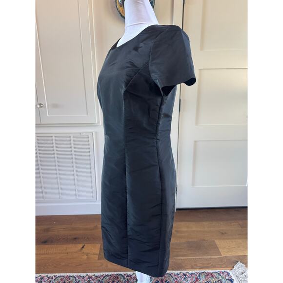 Brooks Brothers LBD Little Black Dress Cap Sleeves 8 EUC Italy - Picture 7 of 16
